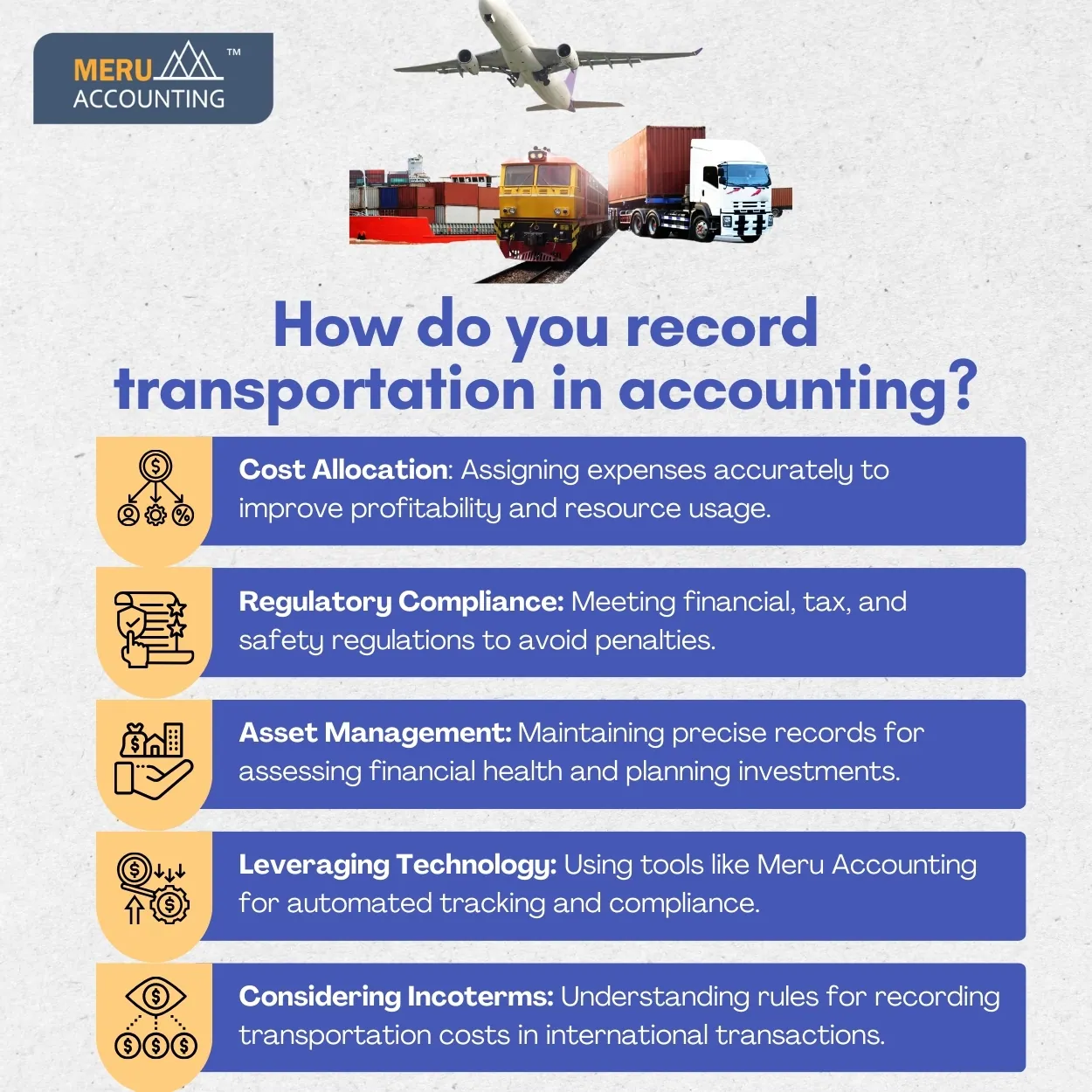 transportation accounting